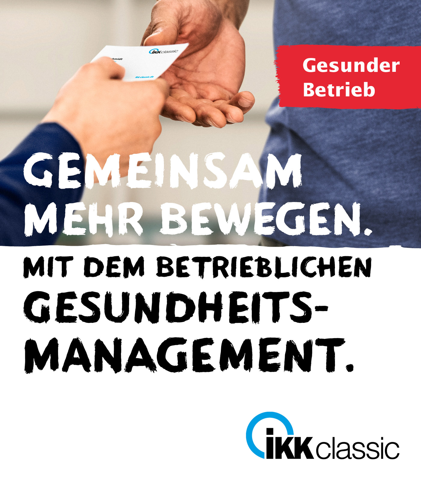 Betriebliches Gesundheits­management über die IKK classis