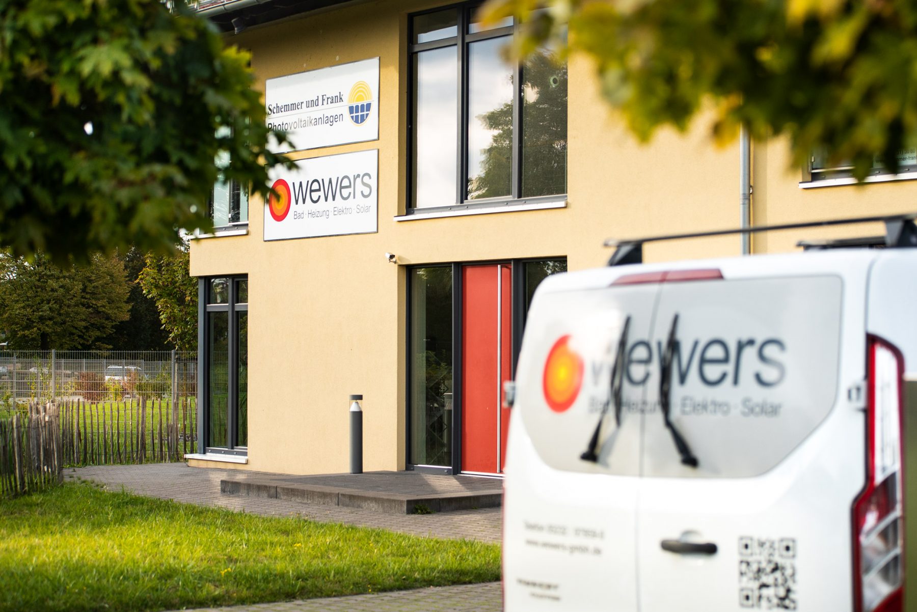 Eingang der wewers GmbH